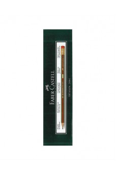 Μολύβι Faber Castell Dessin 2000 2=B  κουτί 12 τεμαχίων με γόμα 